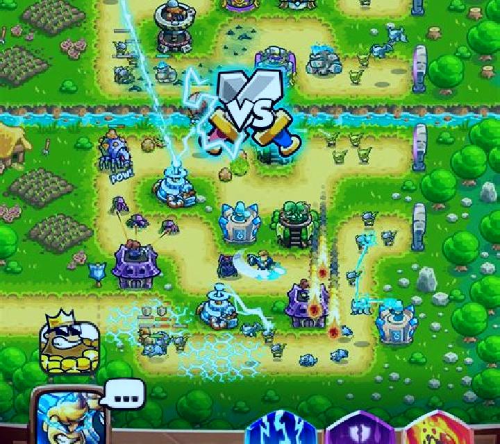 Tower Rush crash game gameplay screen