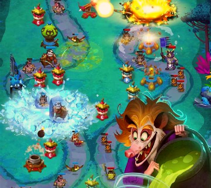 Tower Rush Galaxsys gameplay screenshot